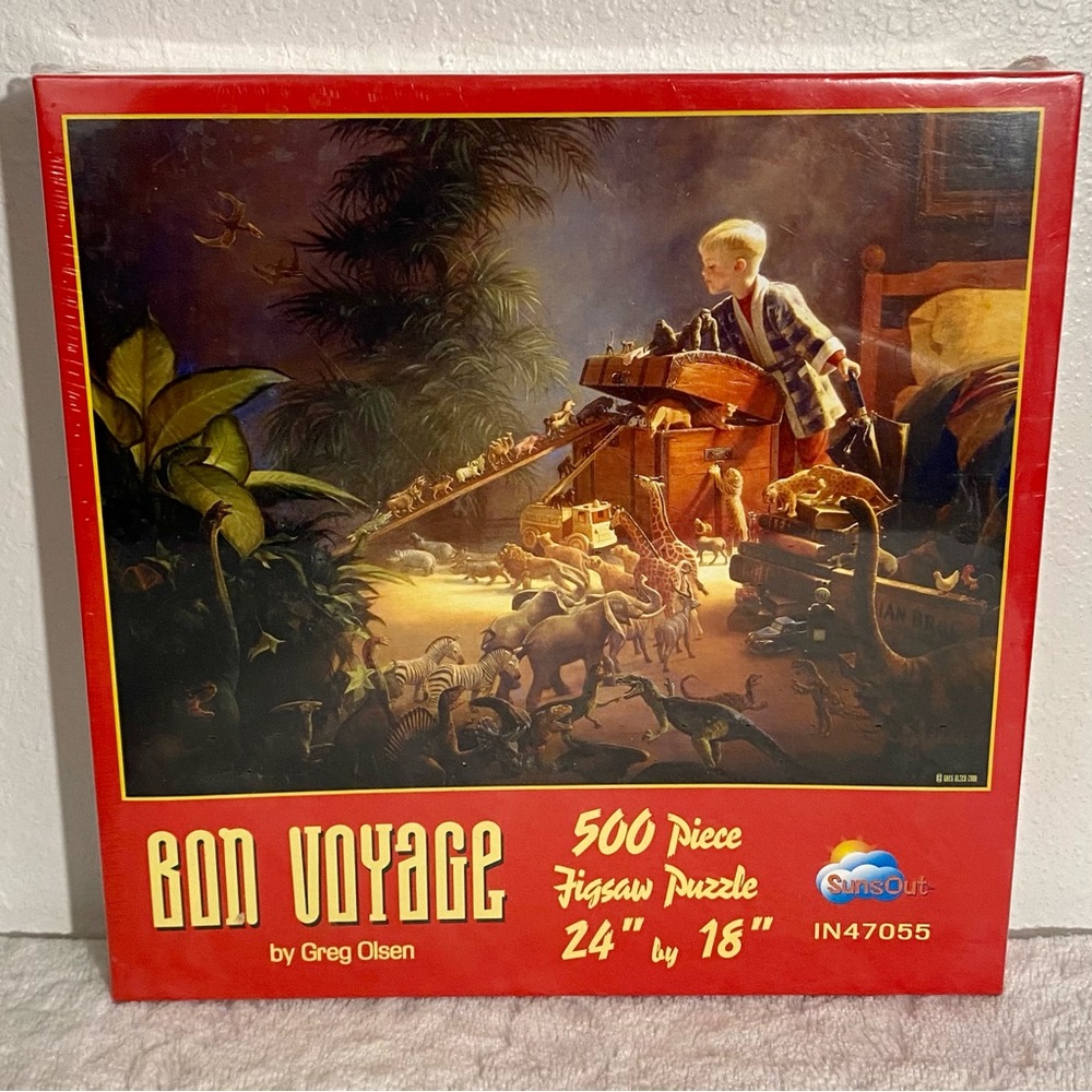 NEW Sealed Puzzle Bon Voyage by Greg Olsen 500 Pieces 24” x 18”